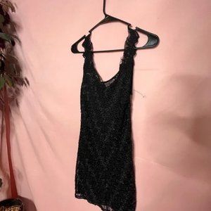 Free People Beaded Mini Dress Size XS